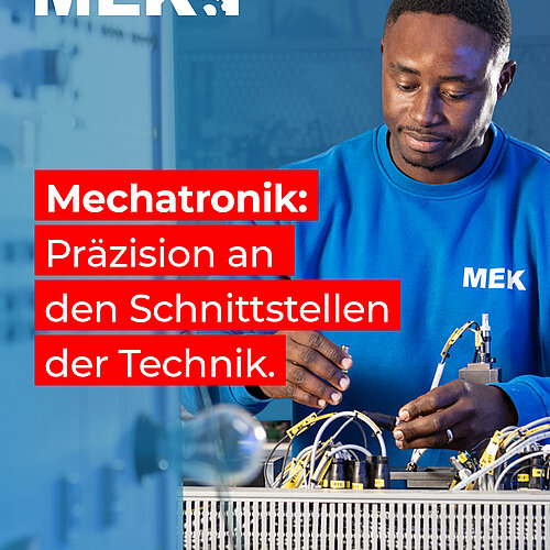 In der Mechatronik verbindest du Mechanik, Elektrotechnik und smarte...